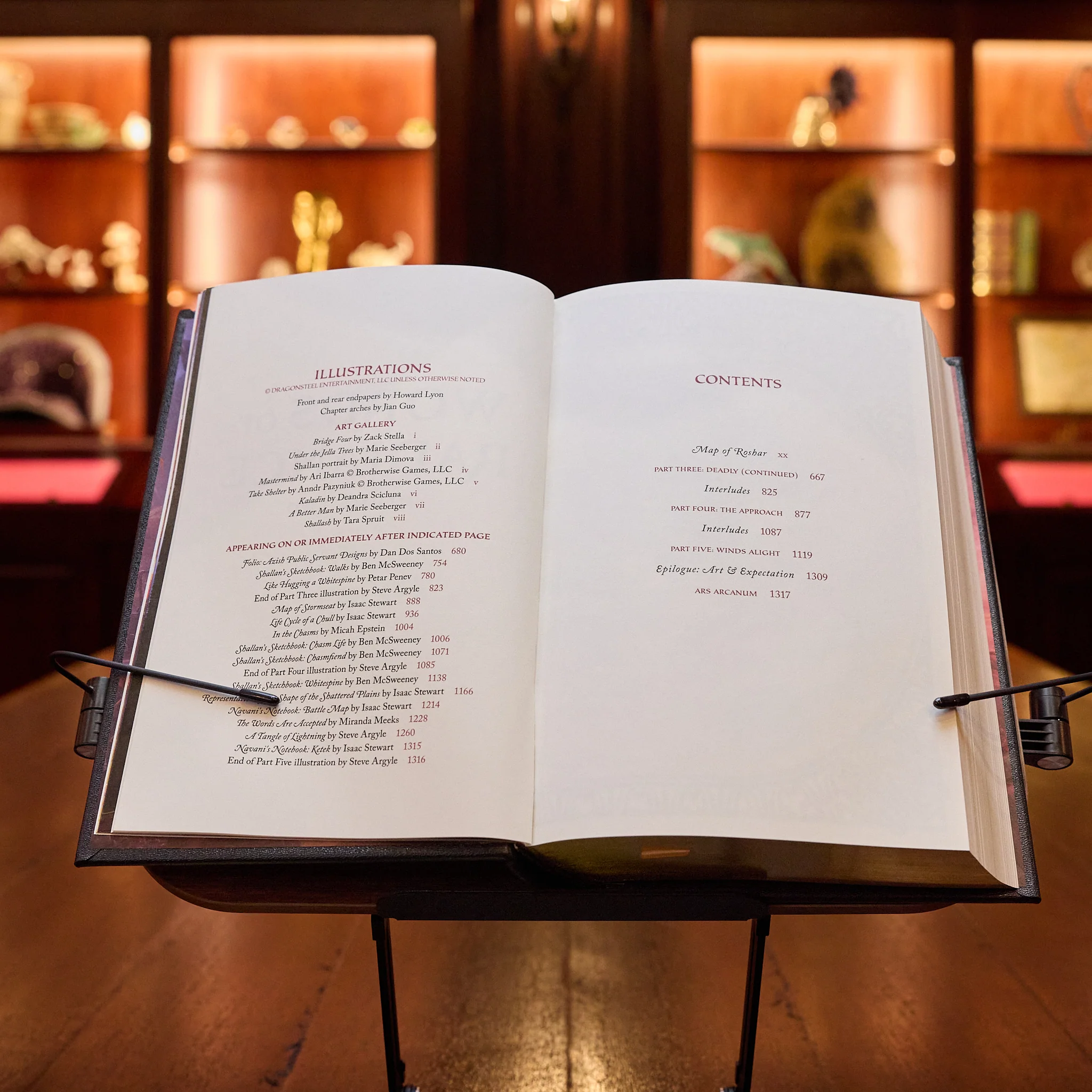 Words of Radiance Leatherbound Book - Signed - Image 5